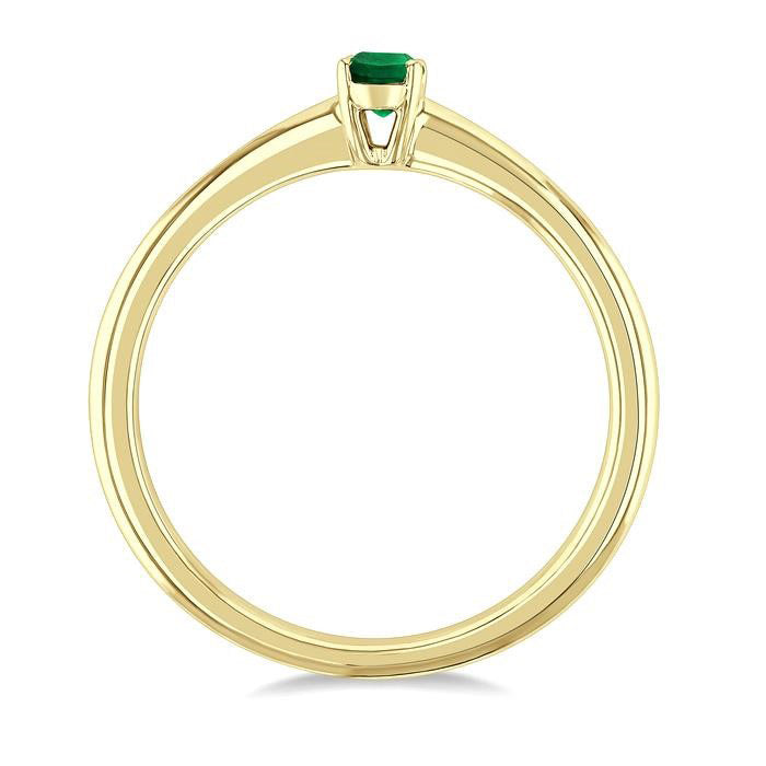 Oval Shape Gemstone Solitaire Ring