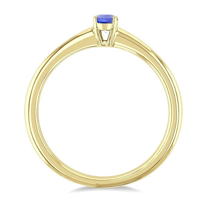 Oval Shape Gemstone Solitaire Ring