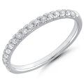 10k White Gold Diamond Anniversary Band