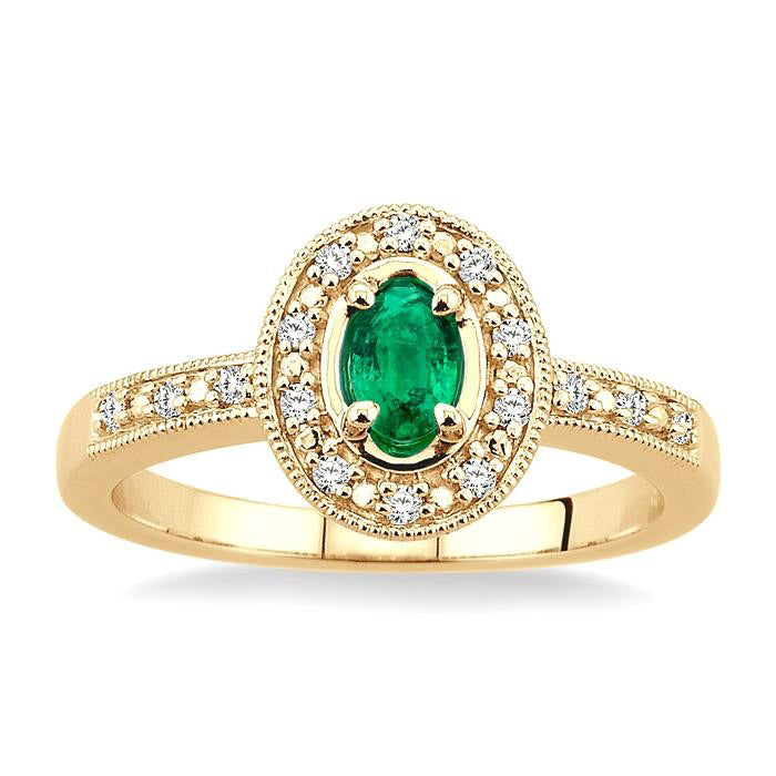 ArThEl ArRaLux VerIonSol 14K Yellow Gold Diamond Ring