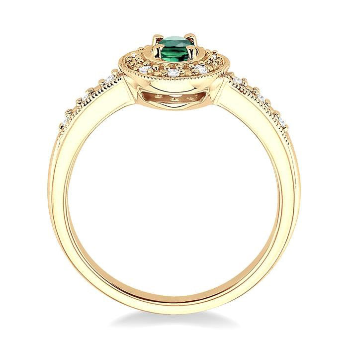 ArThEl ArRaLux VerIonSol 14K Yellow Gold Diamond Ring