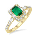 ZenLysAe 14K Yellow Gold Diamond Ring