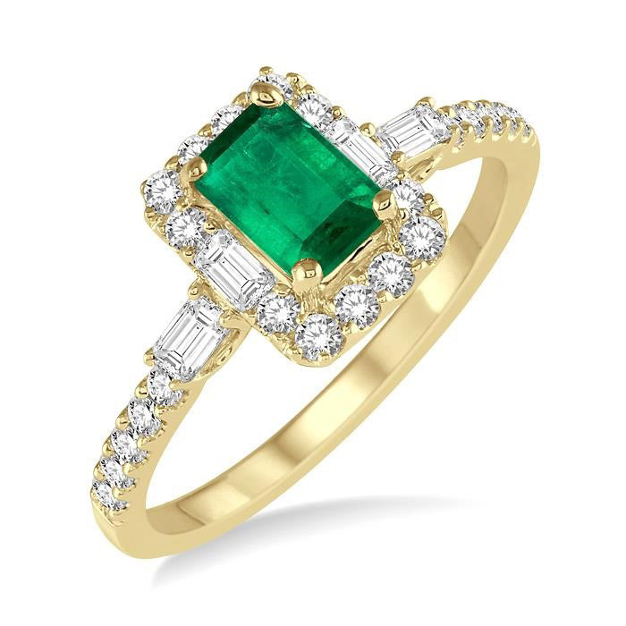 ZenLysAe 14K Yellow Gold Diamond Ring