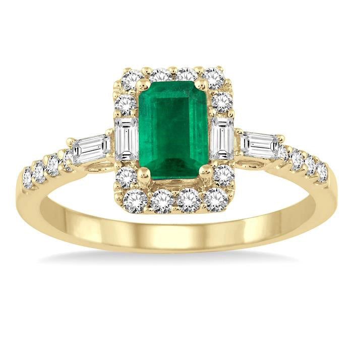 ZenLysAe 14K Yellow Gold Diamond Ring