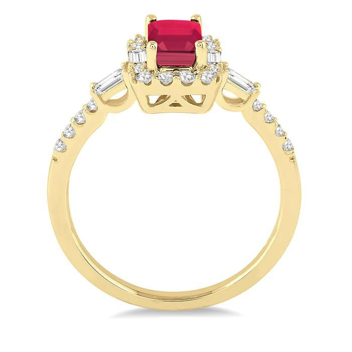 OnIonSol VelLuxCa ElLysLys 14K Yellow Gold Diamond Ring