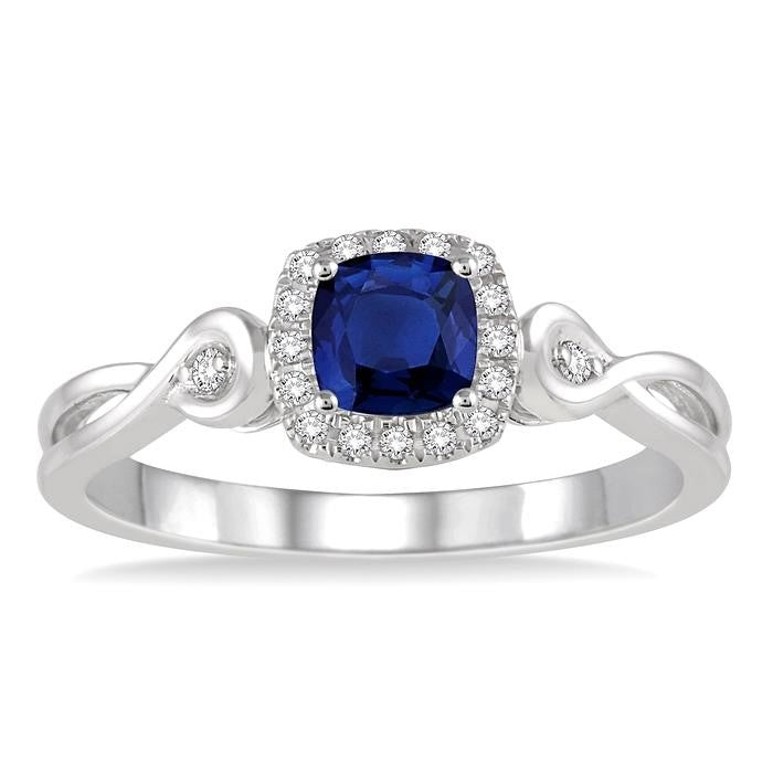 Gemstone & Diamond Ring