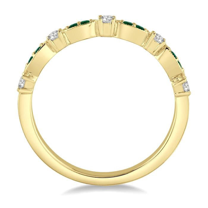 Gemstone & Diamond Band