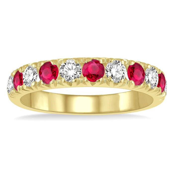 11 Alternate Gemstone & Diamond Wedding Band