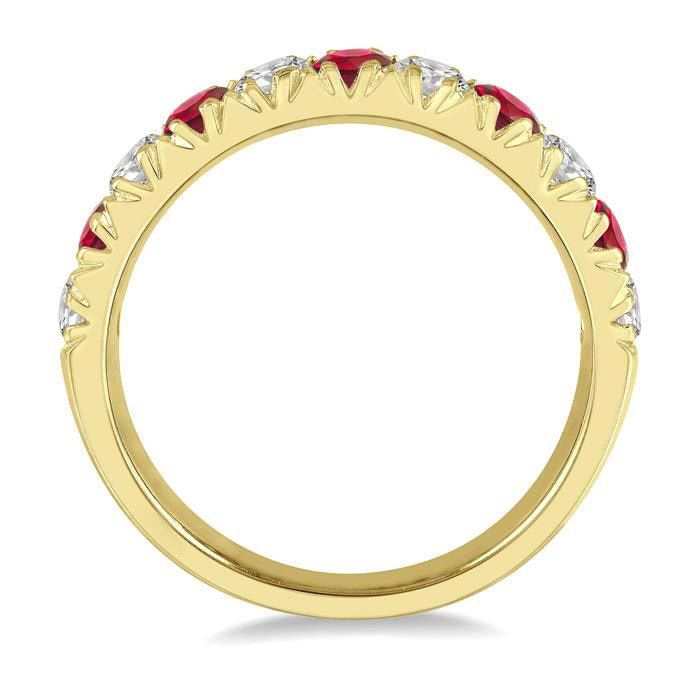 11 Alternate Gemstone & Diamond Wedding Band