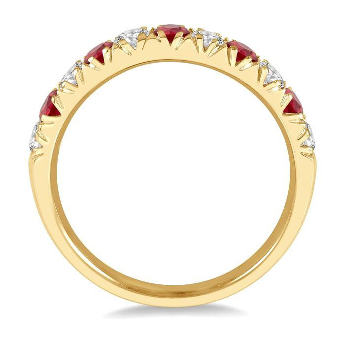 11 Alternate Gemstone & Diamond Wedding Band