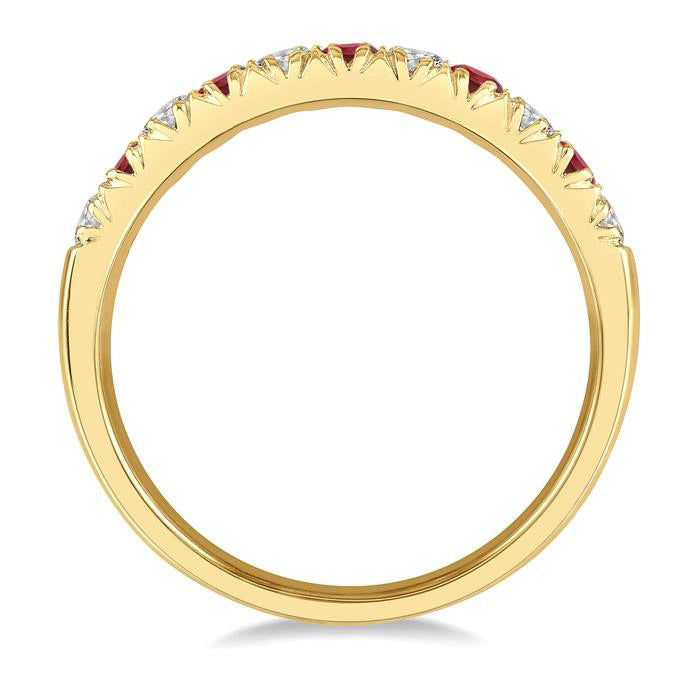 11 Alternate Gemstone & Diamond Wedding Band
