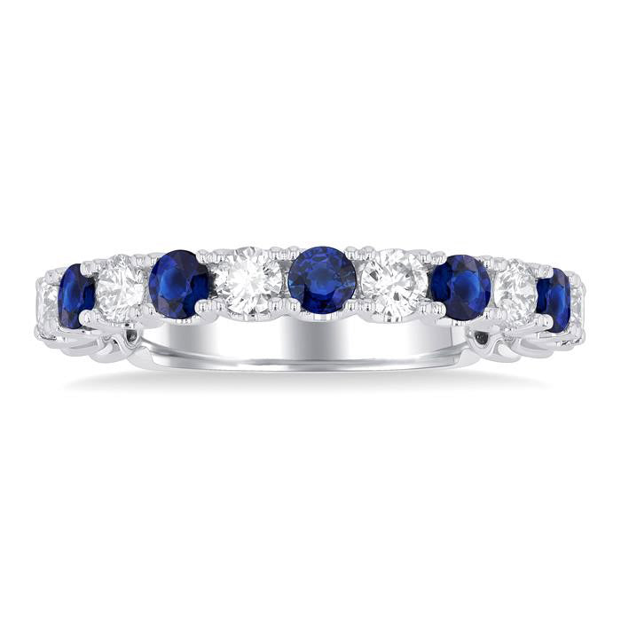 Valora Antigua Opus Alternate Gemstone & Diamond Wedding Band