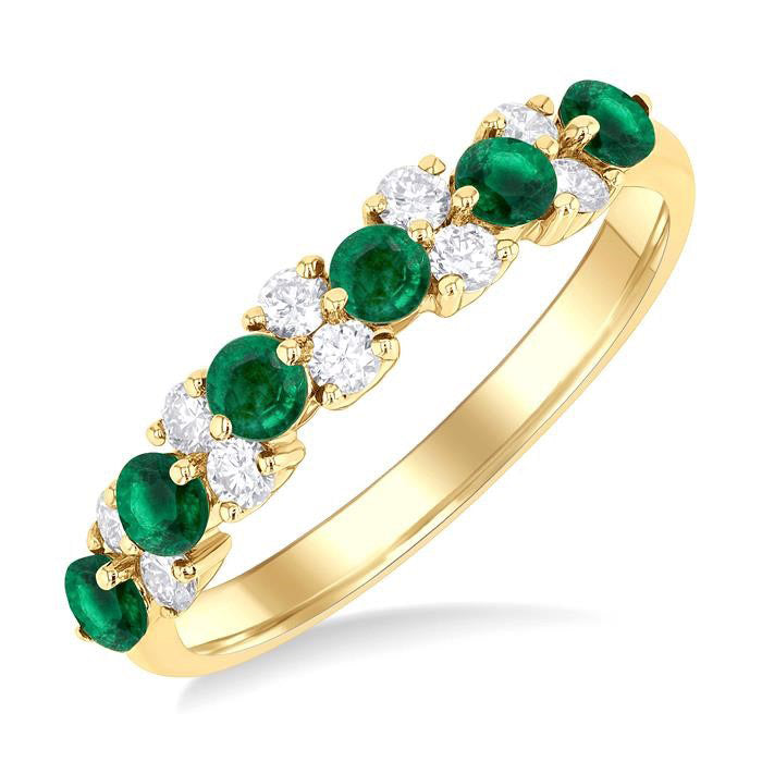 Gemstone & Diamond Band