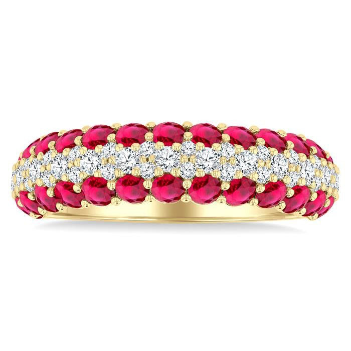 Gemstone & Diamond Fashion Band