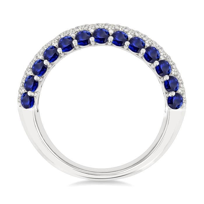 Gemstone & Diamond Fashion Band