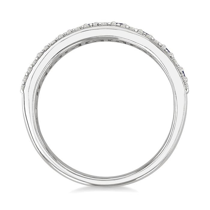 Gemstone & Diamond Fashion Band