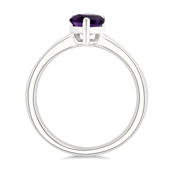 Pear Shape Gemstone Solitaire Ring