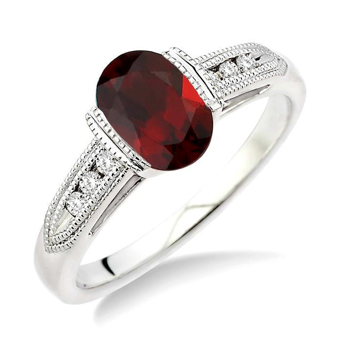 Orion 14K White Gold Diamond Ring
