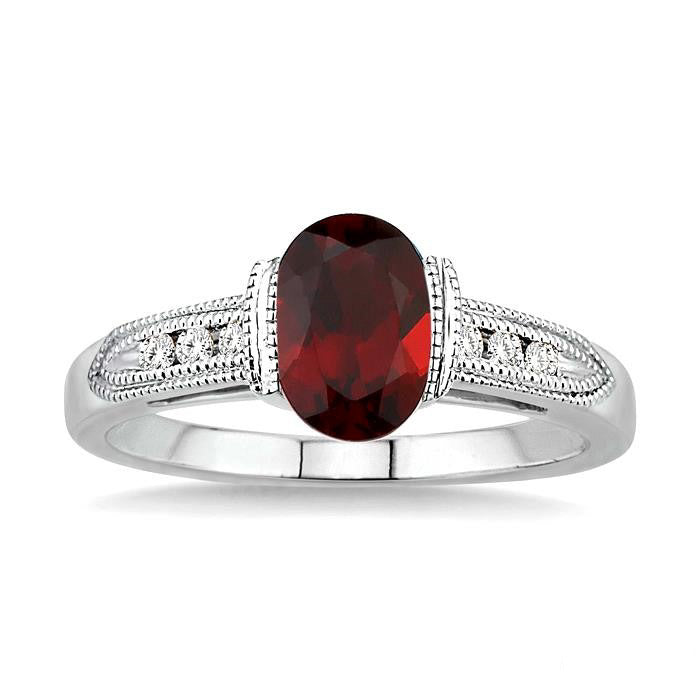 Orion 14K White Gold Diamond Ring