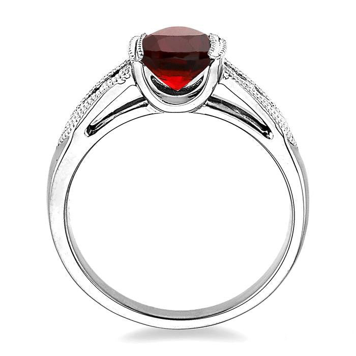 Orion 14K White Gold Diamond Ring