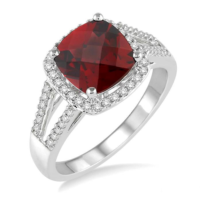 Rowan Lyra 14K White Gold Diamond Ring