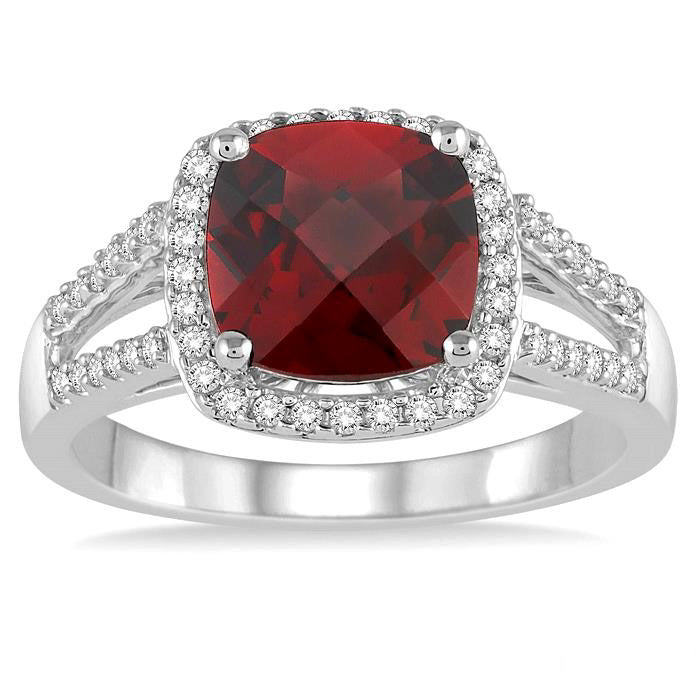 Rowan Lyra 14K White Gold Diamond Ring
