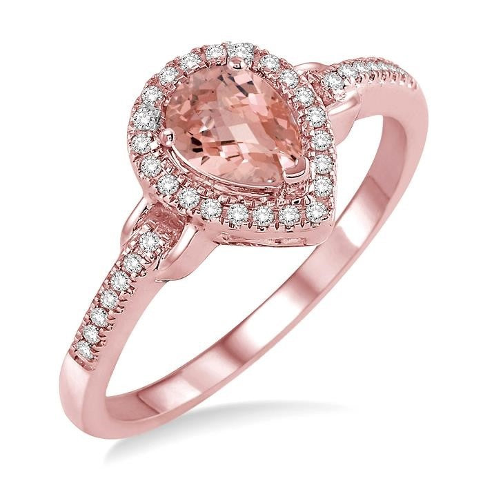 Bejeweled 14K Rose Gold Diamond Ring