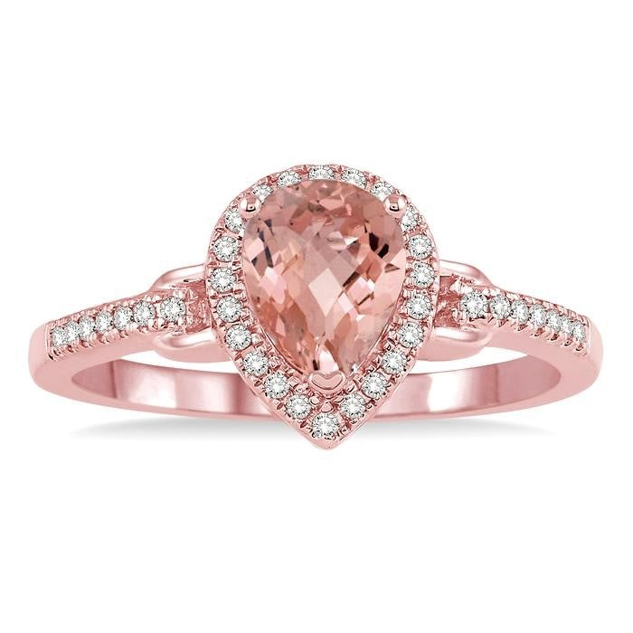 Bejeweled 14K Rose Gold Diamond Ring