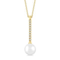 Serenade Vale Pearl & Petite Diamond Fashion Pendant