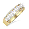 Pearl & Diamond Fashion Band
