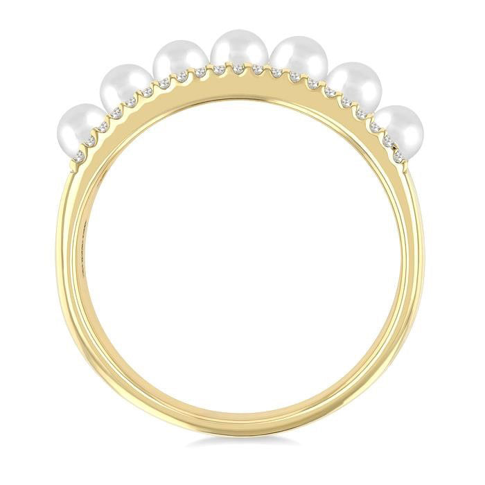 Pearl & Diamond Fashion Band