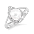 Pearl & Diamond Ring