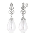 Pearl & Diamond Fashion Earrings