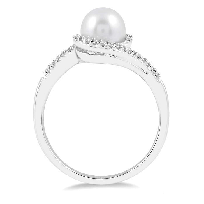 Pearl & Diamond Ring