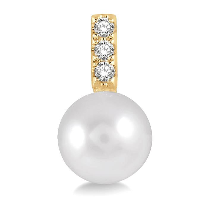 Pearl & Diamond Fashion Earrings