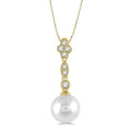 Aurora Pearl & Diamond Fashion Pendant