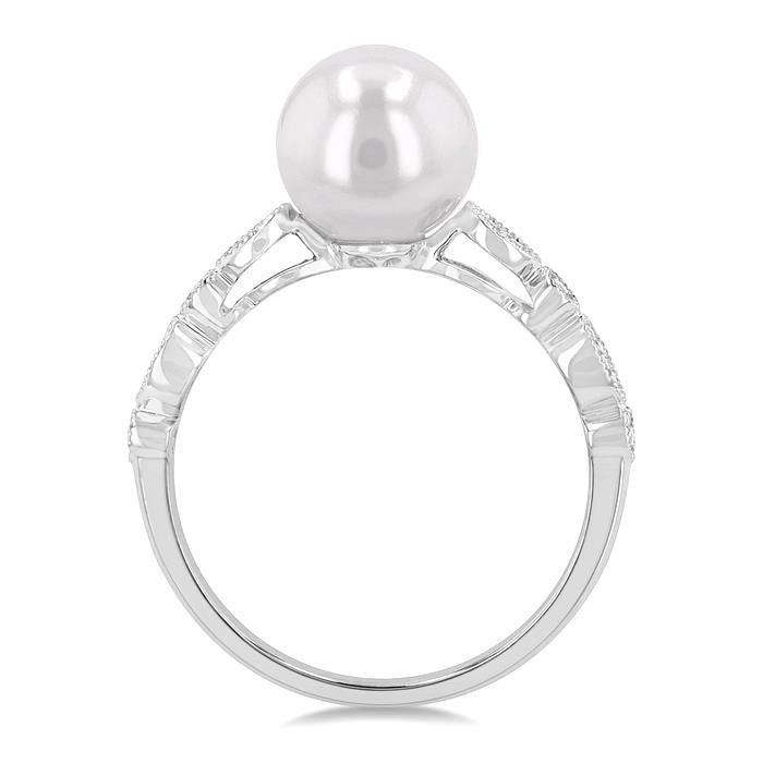 Pearl & Diamond Ring