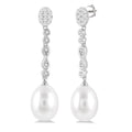Pearl & Diamond Earrings