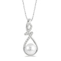 Tempest Pearl & Diamond Fashion Pendant