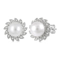 Pearl & Diamond Earrings
