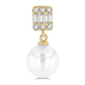 Pearl & Diamond Earrings