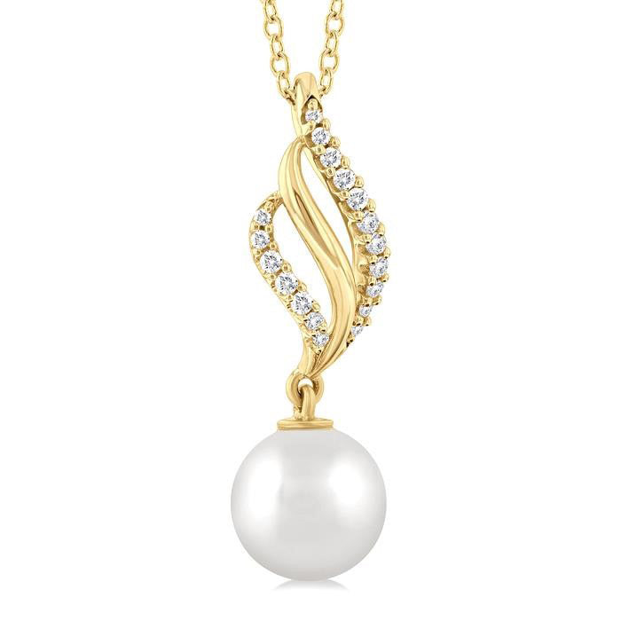 Haven Pearl & Diamond Fashion Pendant