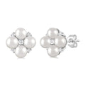 Pearl & Diamond Fashion Earrings