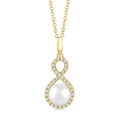 Pearl & Petite Diamond Fashion Pendant