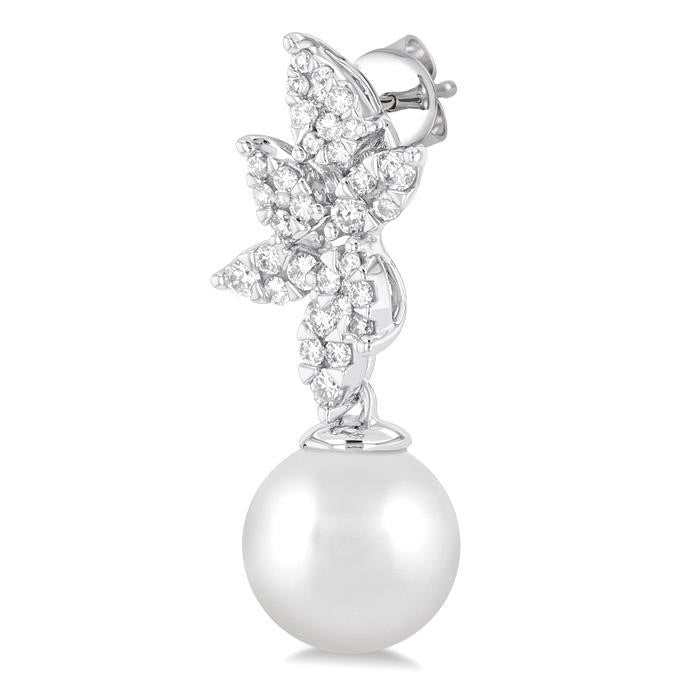 Pearl & Shine Bright Diamond Fashion Earrings