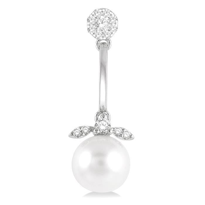 Pearl & Shine Bright Diamond Fashion Earrings