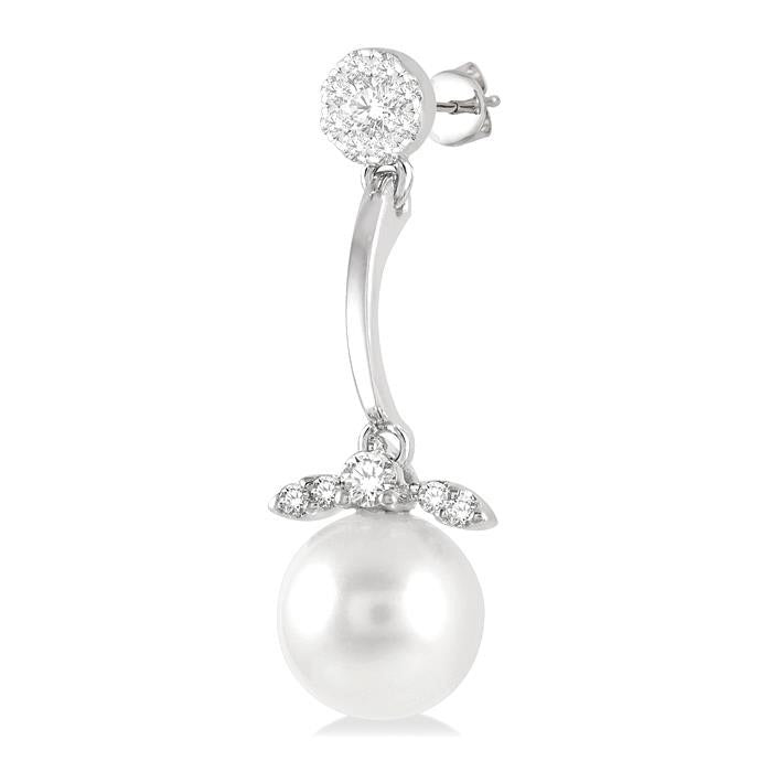 Pearl & Shine Bright Diamond Fashion Earrings