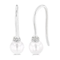 Pearl & Petite Diamond Fashion Earrings