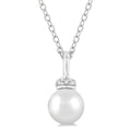 Pearl & Petite Diamond Fashion Pendant