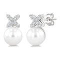 Pearl & Diamond Fashion Earrings